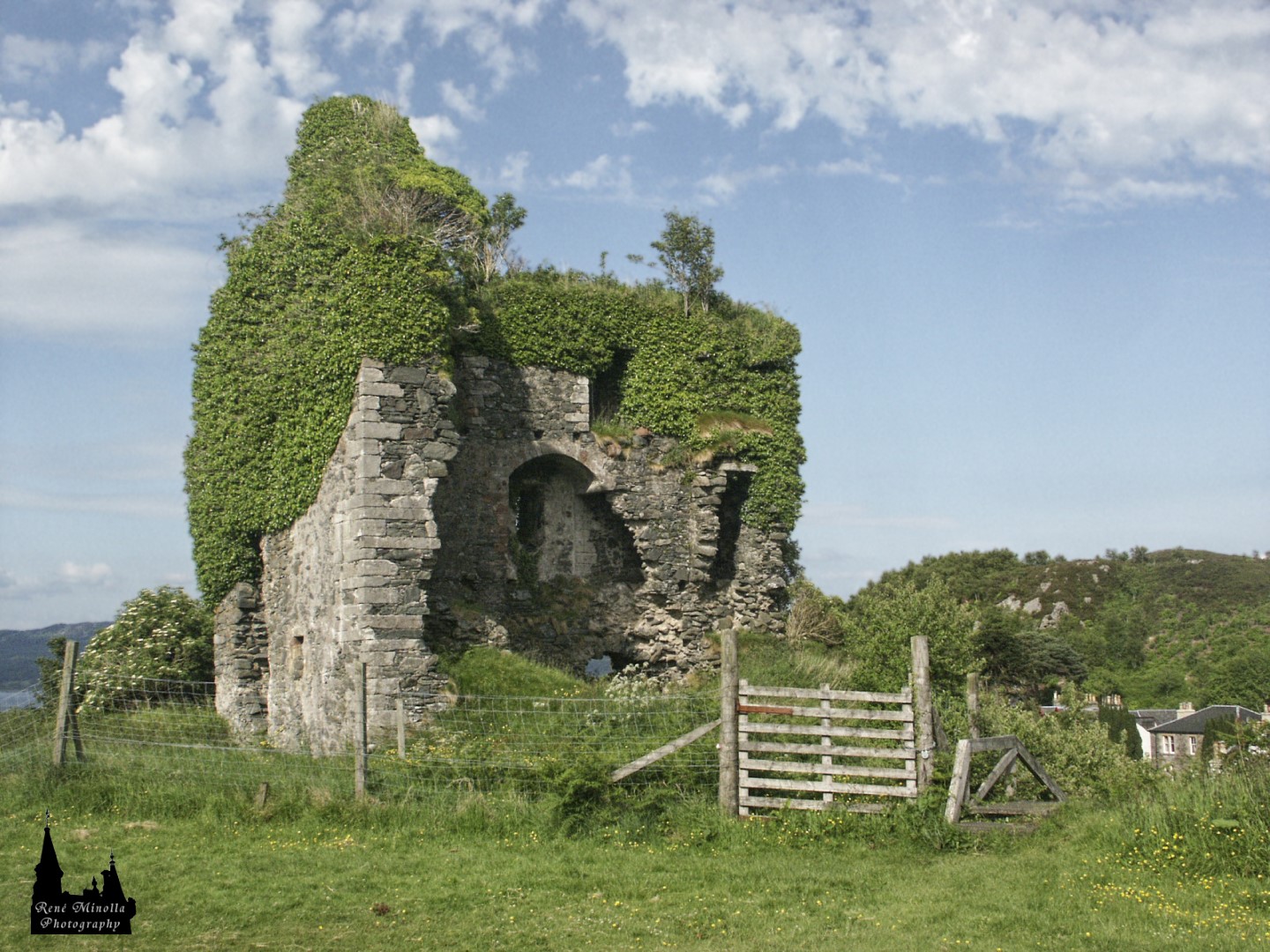 Tarbert Castle, Tarbert, Schottland